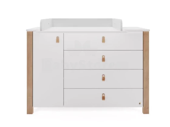 YappyKids YappyÉtude II Art.388851 White dresser with a changing surface