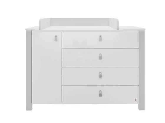 YappyKids YappyÉtude II Art.388868 SkyGrey dresser with a changing surface