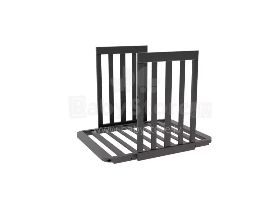 YappyKids YappyÉtude Art.88899 Anthracite additional set for the baby cot (short sides and base)