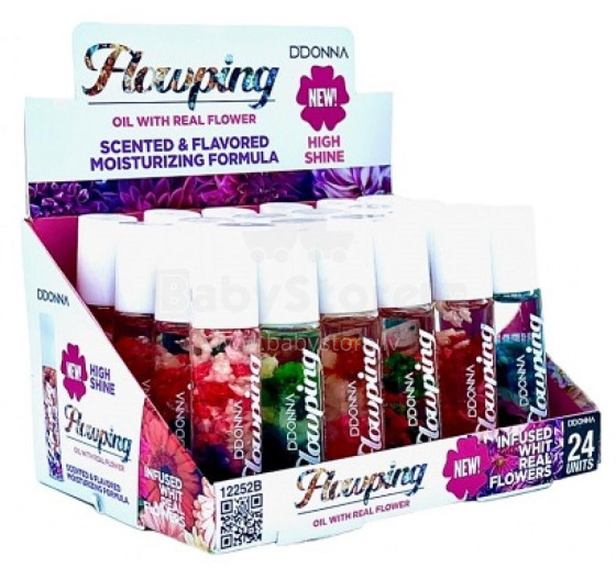 Lip Gloss Flowping Oil With Real Flower