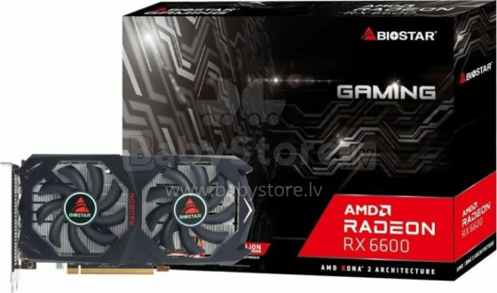 Видеокарта Biostar Radeon RX 6600 8 ГБ GDDR6 (VA6606RM81-ABHRH-BS2)