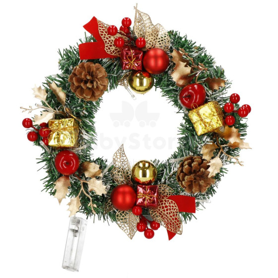 Christmas wreath door decoration Springos CA1318 30 cm