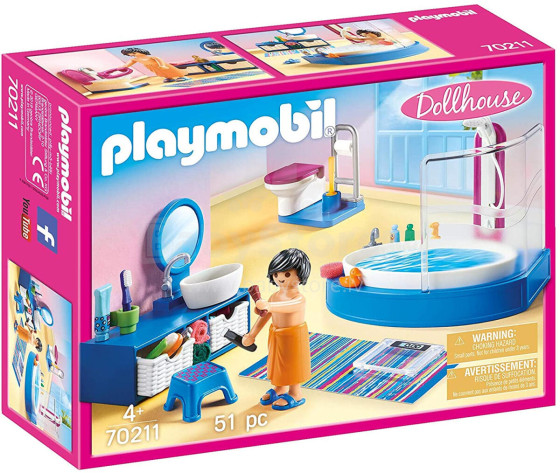 PLAYMOBIL Vonios kambarys 70211