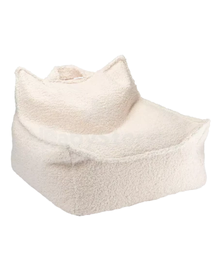 Wigiwama Teddy Art.W597263 Cream White Beanbag Chair