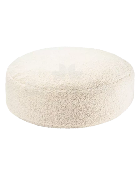 WigiWama Teddy Art.W597690 Cream White Ottoman