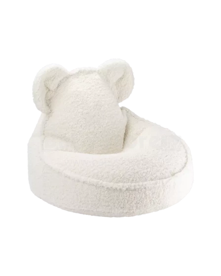 WigiWama Teddy Bear Art.W597904 Cream White Bear Кресло-мешок