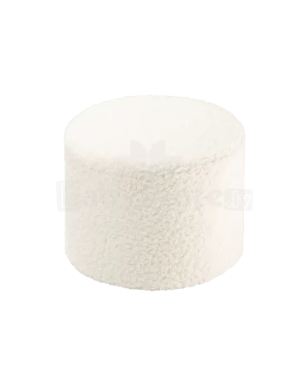 WigiWama Art.W597720 Cream White Pouffe