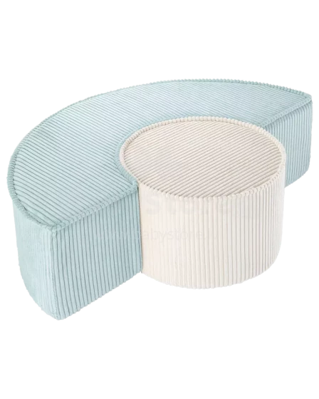 WigiWama Art.W597300 Peppermint Green Pouffe Set