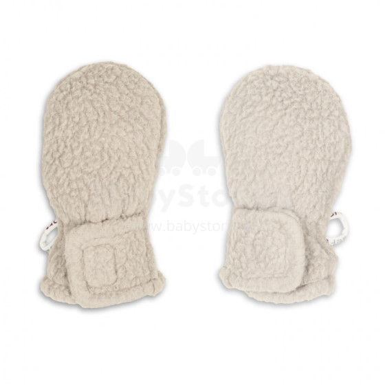 Jaunums! Lodger Mittens Teddy bērnu cimdiņi, Birch, 0-12m