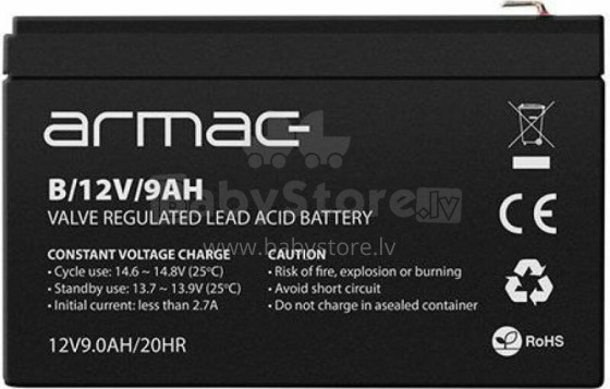 Armac Bateria UPS 12V / 9Ah