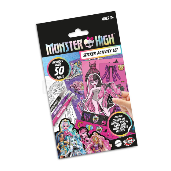 MONSTER HIGH Lipdukų veiklos rinkinys