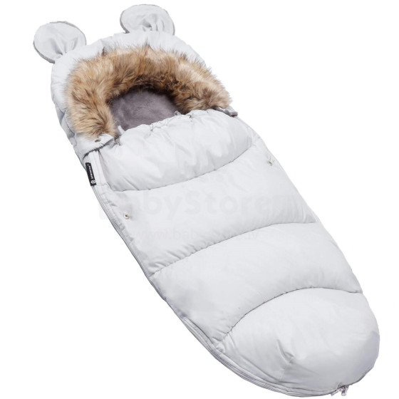 Sleeping bag with fur for sleds Springos SB0047