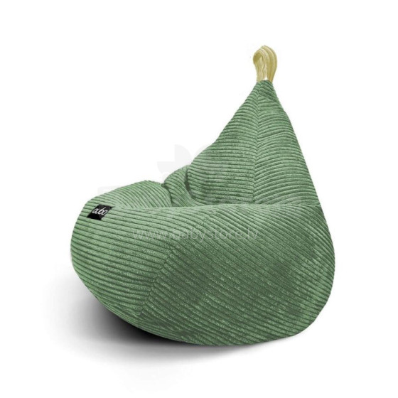 Qubo™ Tiny Drop Basil Feel Fit  Art.210259 Kids ergonomical chair pouf, soft & cute pūtimo maišeliai, minkšti pupelių maišeliai, pupelių krepšys