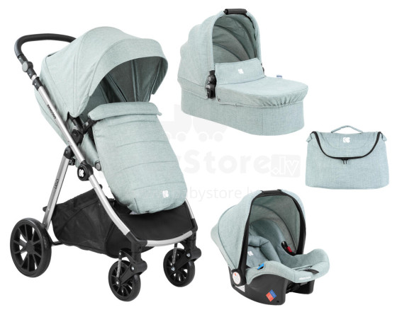 Stroller 3in1 Ugo Mint Melange