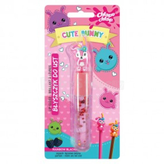 Cute banny lip gloss rainbow blacberry 2.8g