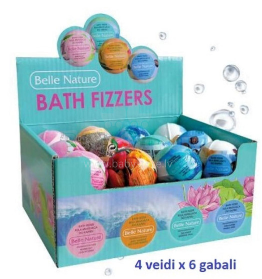 Belle nature bath fizzers 50g