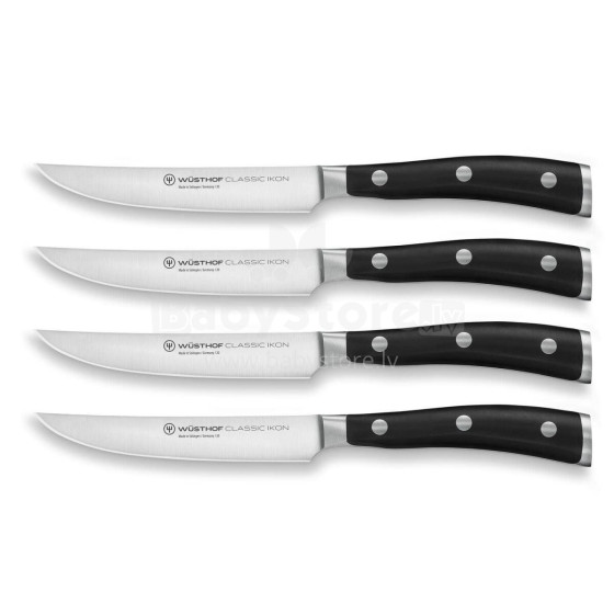 WUSTHOF Classic Ikon steak knife set, 4pcs