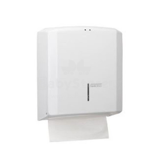 MEDICLINICS DT2106 PAPER TOWEL DISPENSER, WHITE EPOXY