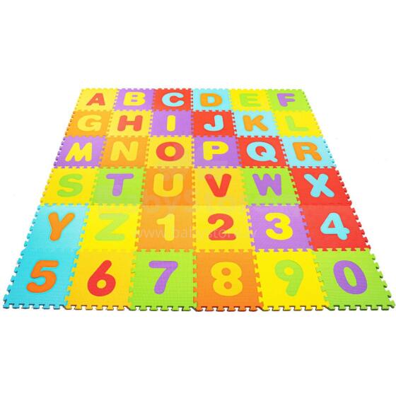 Children's foam mat - Puzzle Springos FM0017 172x172 cm