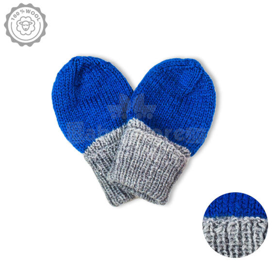 La Bebe™ Lambswool Natural Eco Baby Gloves Art.213953