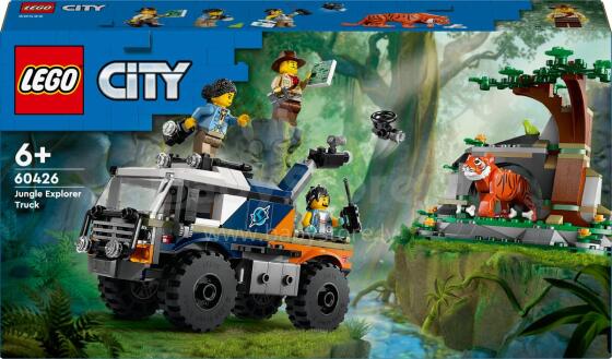 60426 LEGO® City Exploration Džiunglių tyrinėtojo visureigis sunkvežimis