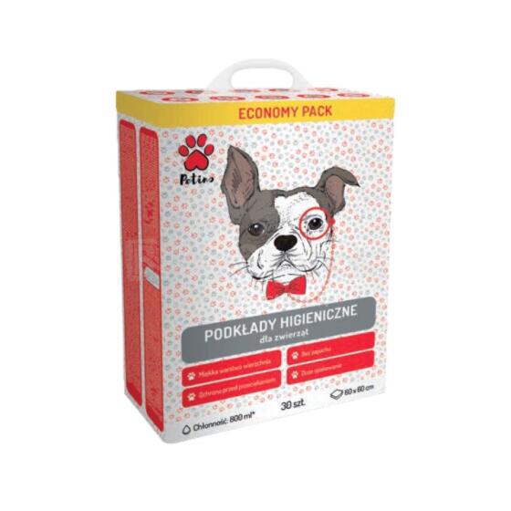 Absorbent pet pads 30 pcs. 60x60cm
