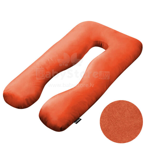 La Bebe™ Cushy Maternity Pillow Art.222369 Sun Orange daugiafunkcinė pagalvė nėščioms moterims (U formos) 155x80cm