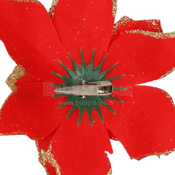 Kalėdinė puošmena "Poinsettia" Springos CA0732 13x13 cm