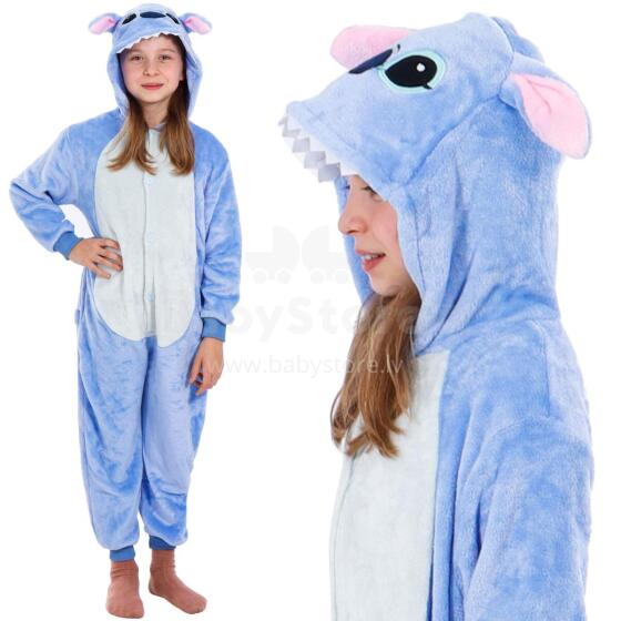 Vaikiška kigurumi pižama Stitch, vientisas kombinezonas Springos HA5065, dydis 120-130 cm