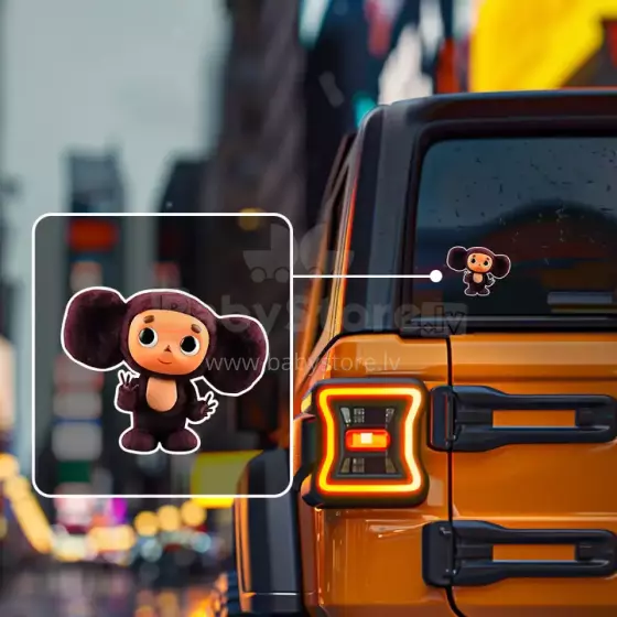 Baby On Board Cheburashka Art.223895 Наклейка для автомобиля 12 cm