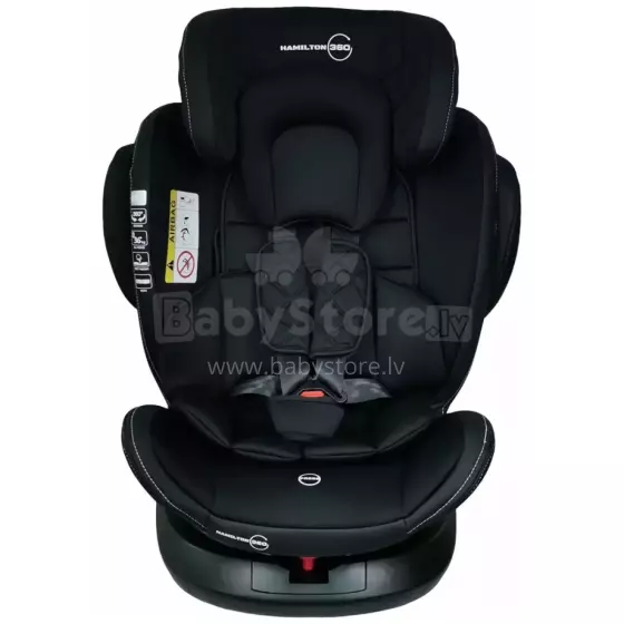 Aga Design Hamilton 360º SPS Art.20517 Black Детское автокресло 0-36 кг