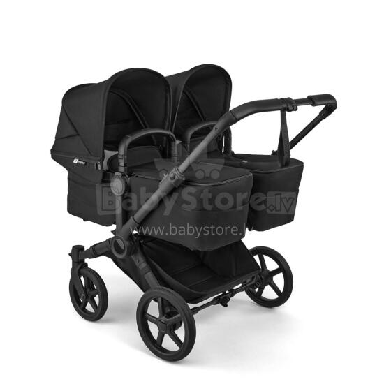 Bugaboo Donkey 6 Twin Art.227114 Heritage Black Kūdikių universalus vežimėlio transformatorius