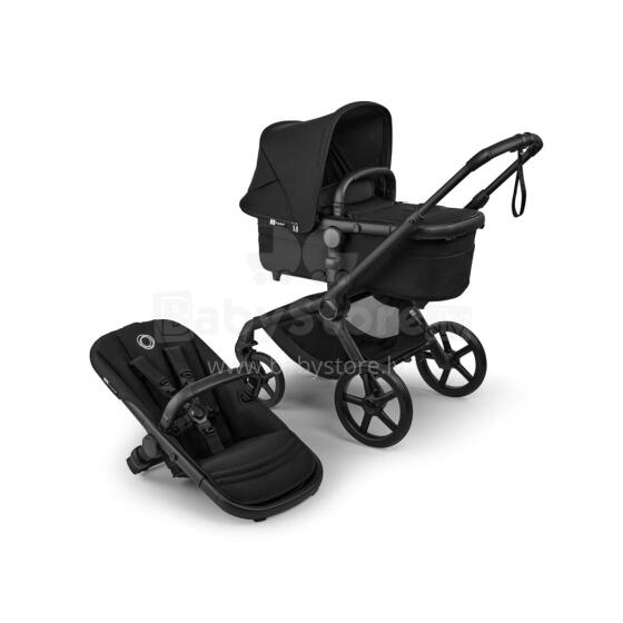 Bugaboo Fox 5  2 in 1 Art.227122 Heritage Black Kūdikių universalus vežimėlio transformatorius