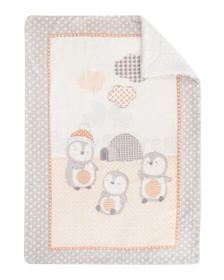 Super soft sherpa blanket 110/140 Pingui Family Beige