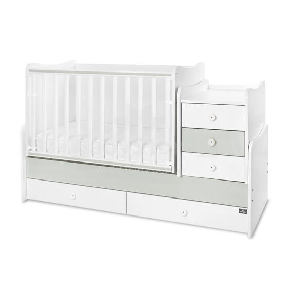 Lorelli Maxi Plus Art.10150580040P Green/White Baby Crib-Transformer