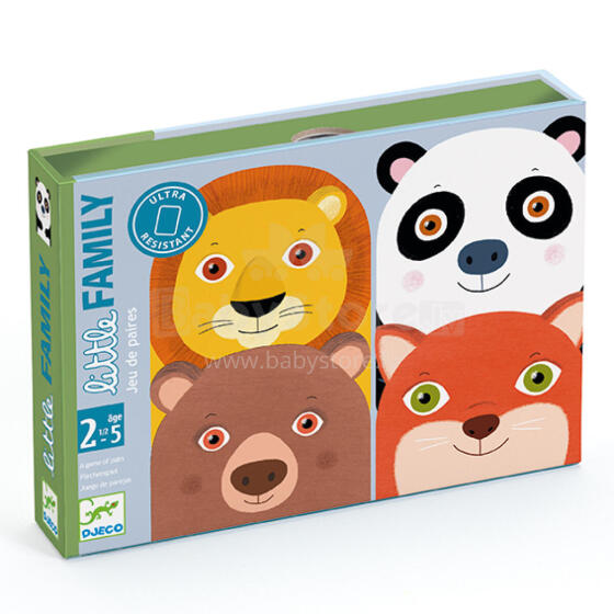 Toddler card game - Little Family