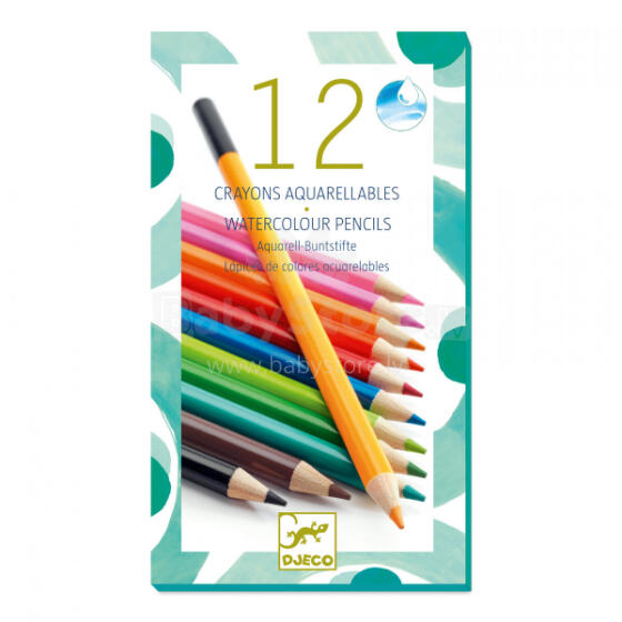 Colours - 12 watercolour pencils