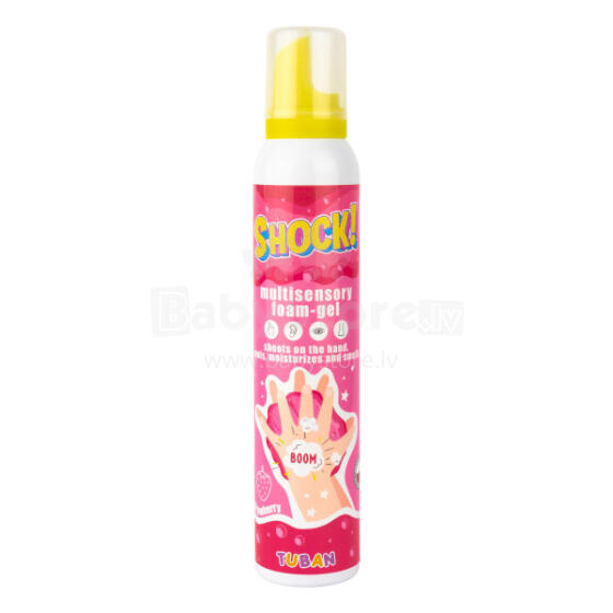 Shock! Art.TU3401 Daugiasensorinis putų gelis - 200 ml - Braškė