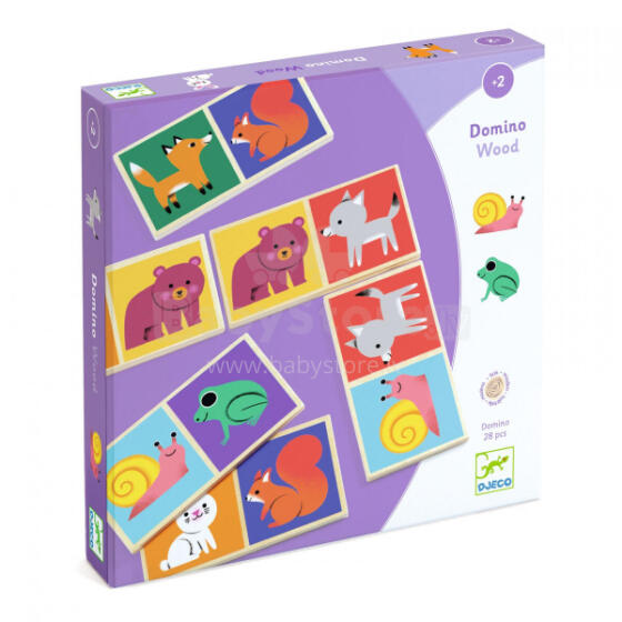Domino - Miško gyvūnai (28 vnt.)