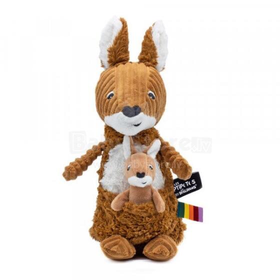Pliušinis žaislas - Kangaroo - Mama ir mažylis - Rudoji
