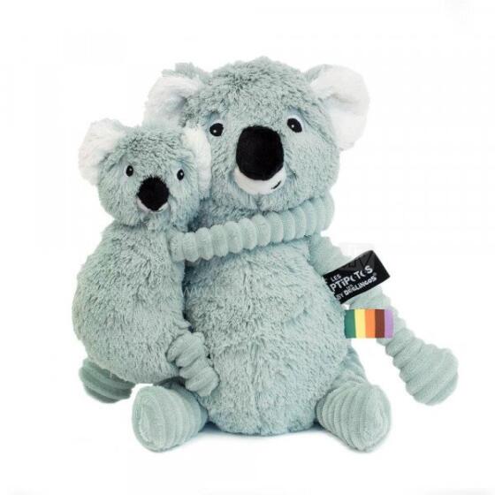 Pliušnis žaislas - Koala - Mama ir mažylis - Mėtų žalias