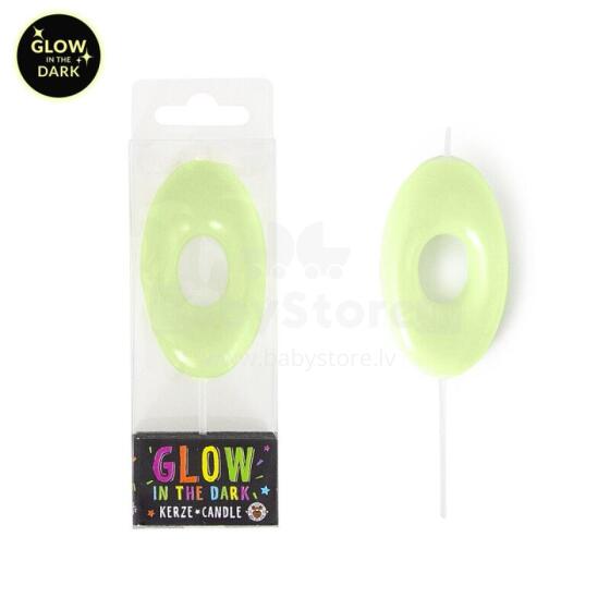 Birthday Fun - number candle GITD 0