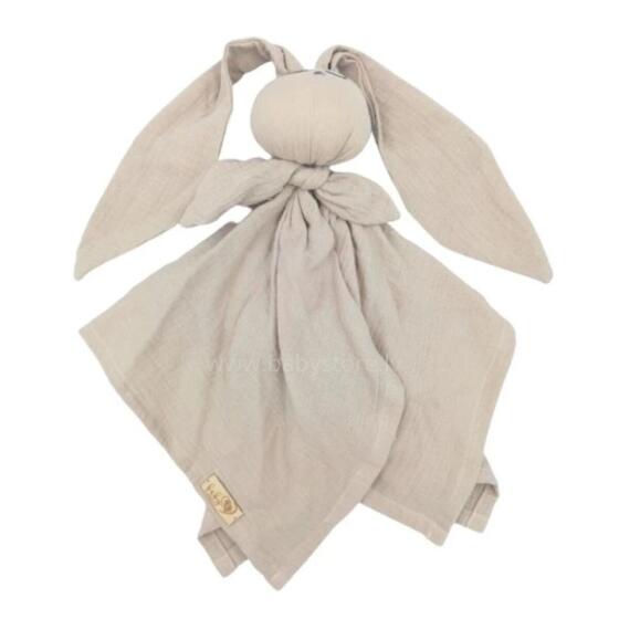 BABY 01146 Hug Me Bunny Sand Muslin vystyklai