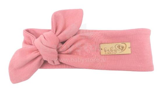 BABY 01157 Baby headband Dirty pink 6-12m