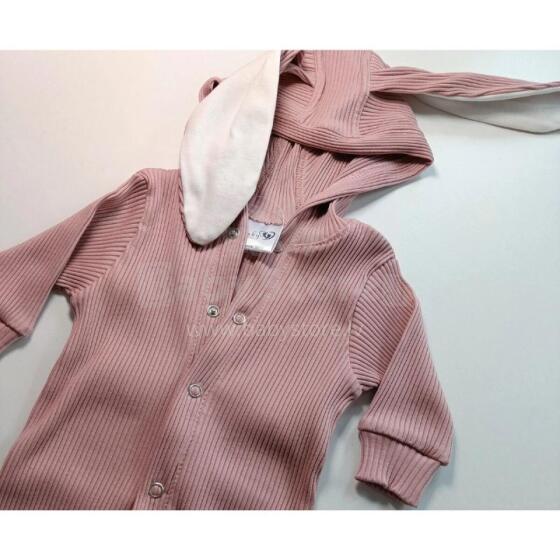 BABY 01507 Hooded Romper Harmony Latte 68/74*