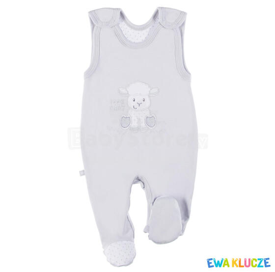 EWA 852335 NEWBORN Sleepsuit pilka 62