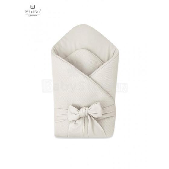 KIECZMERSKI Baby wrap tied MIMINU SOFT 0-3m beige