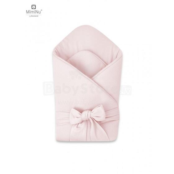 KIECZMERSKI Baby wrap tied MIMINU SOFT 0-3m powder pink