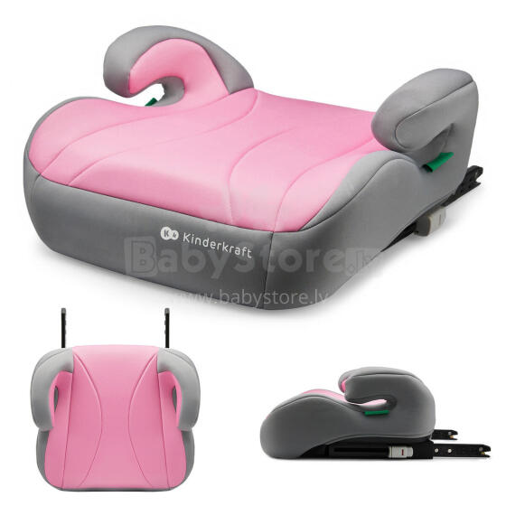 KINDERKRAFT I-BOOST PINK autokėdutė