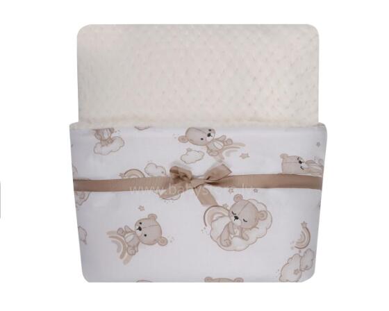 MARINI 665 Antklodė SOFT medvilnės print MAX 75X90